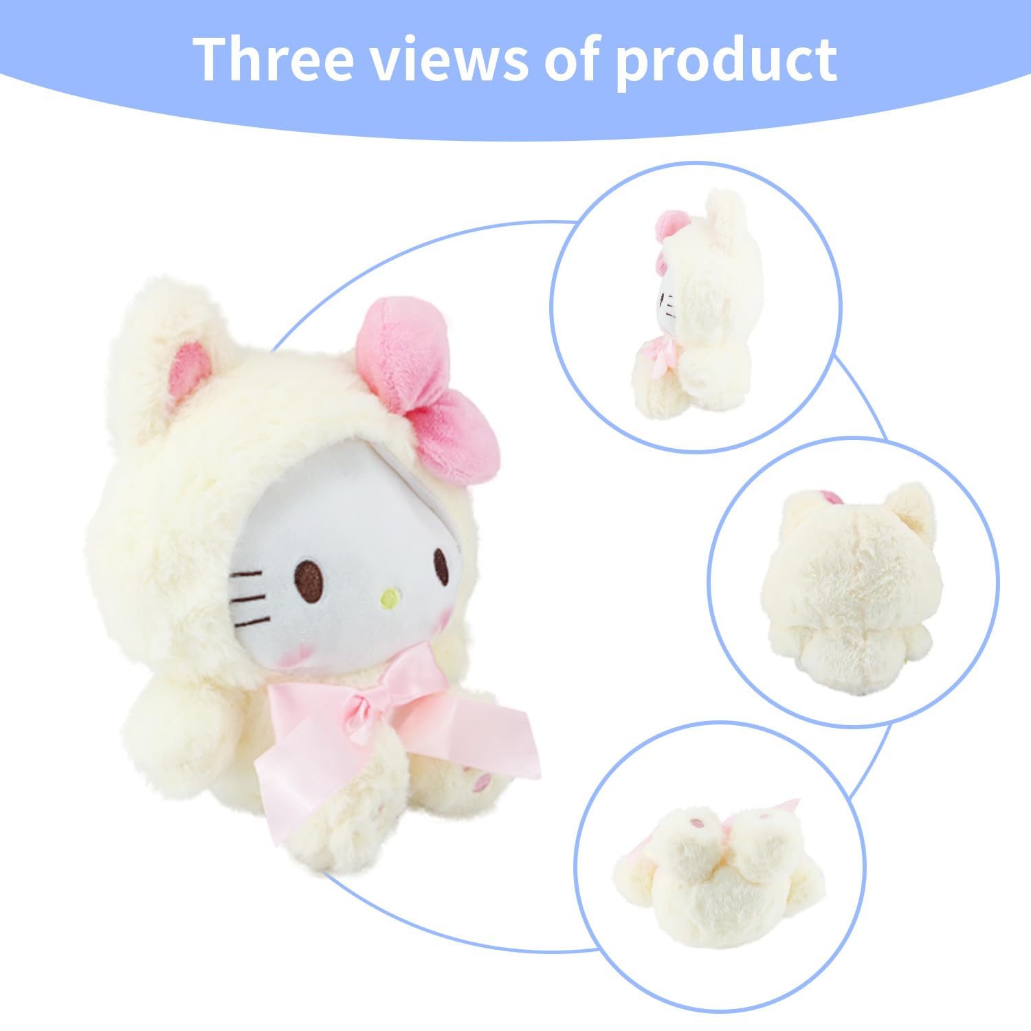 Kawaii Hello Kitty Plush Toys Cute Hello Kitty Toys Anime Soft